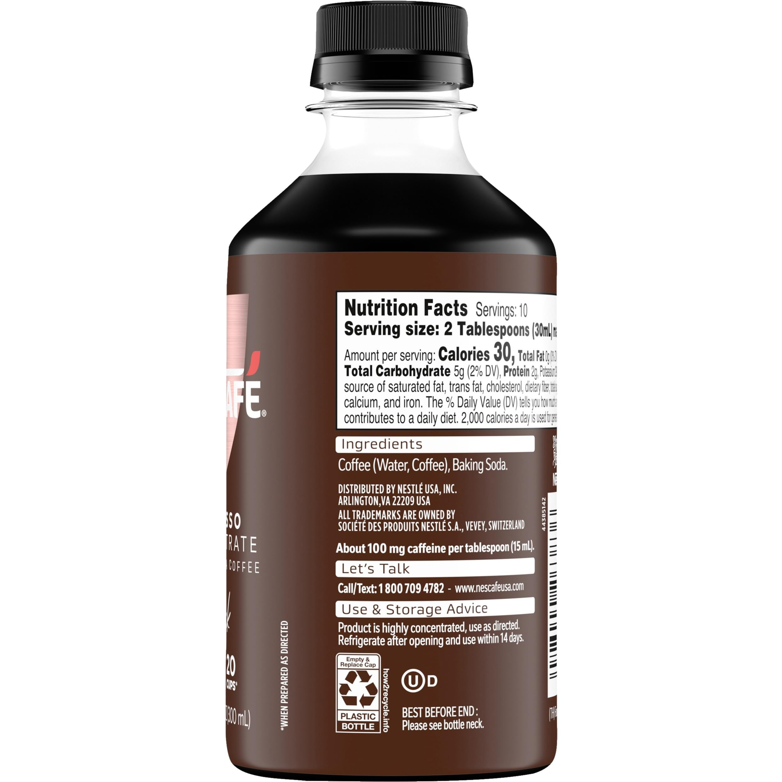 Cafe-style iced beverage made easy with NESCAFÉ Espresso Concentrate Black