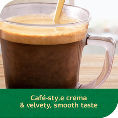 Golden-roasted Arabica beans used in NESCAFÉ Gold Decaf Espresso.