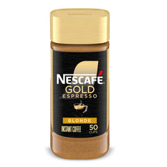 NESCAFÉ Gold Espresso Blonde crema in cup for cafe-style aroma and smooth taste.