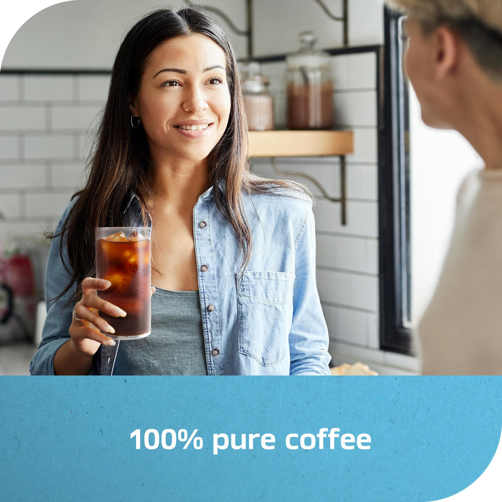 NESCAFÉ Ice Roast mug with prepared iced coffee