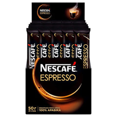 Nescafé Instant Coffee Sticks Espresso Pack: rich aroma ready in seconds.
