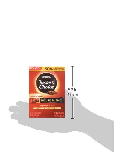 Nescafe Tasters Choice House Blend is ideal for travel and home use.