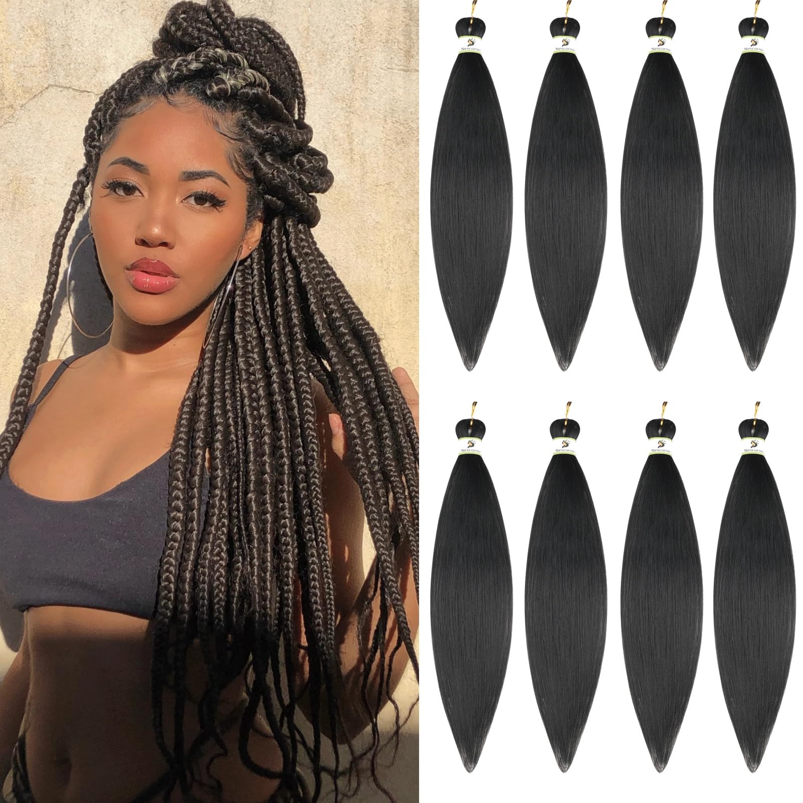 Nescorner 24-inch length blends naturally with various styles.