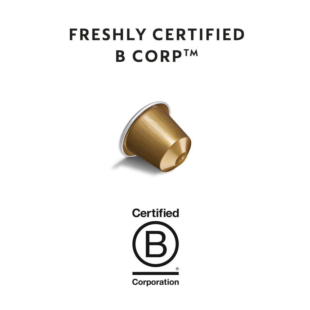 Espresso servings of 0.85 oz and 1.35 oz with Nespresso.