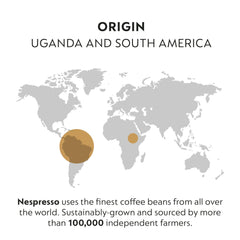 Nespresso Napoli dark roast notes deliver bold, velvety body and cocoa hints.