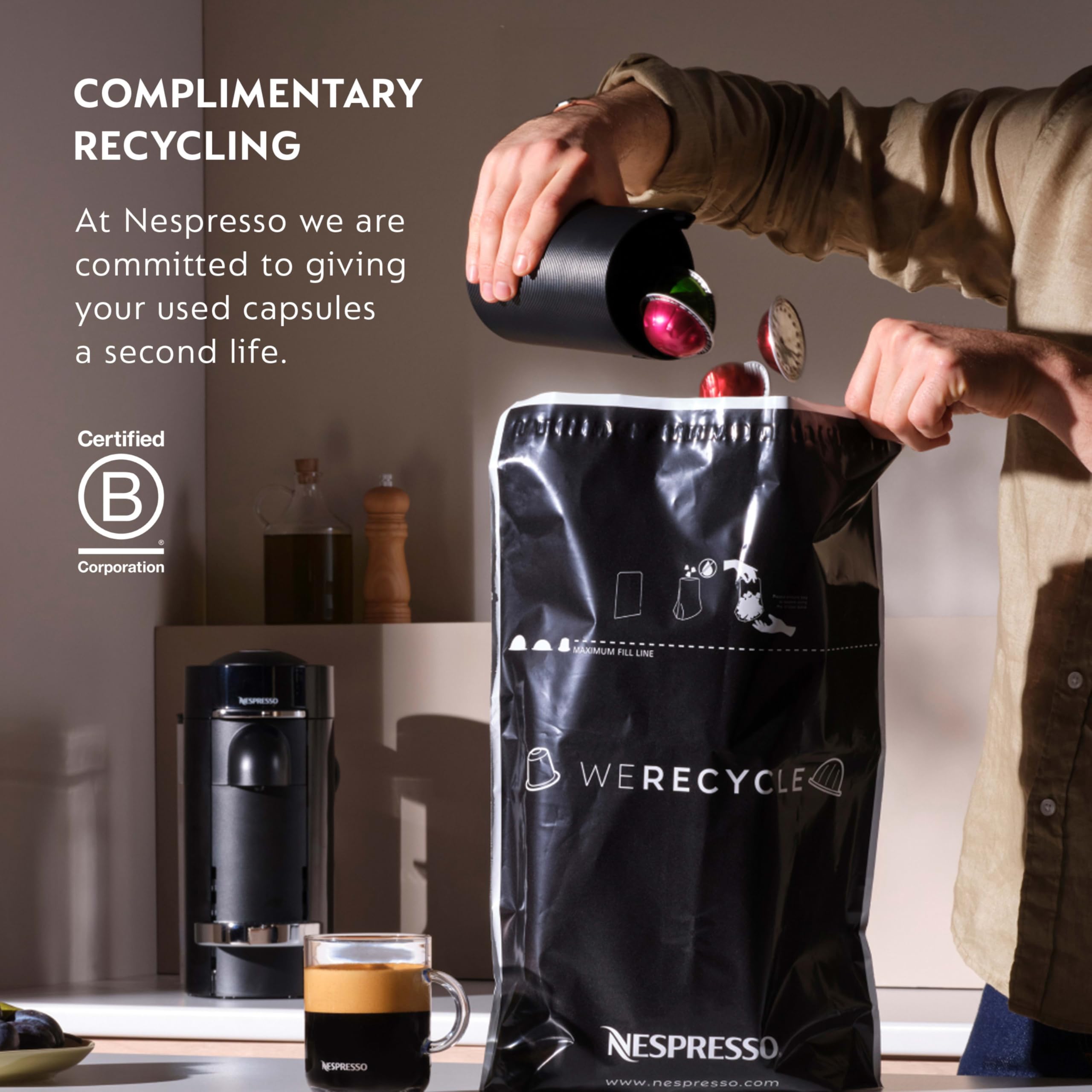 Nespresso Original Barista pack features 30-count capsules for convenient brewing