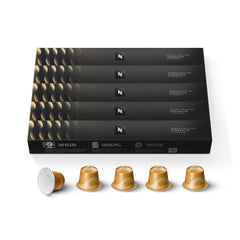 Nespresso Caramello Original packaging on display for convenient storage.