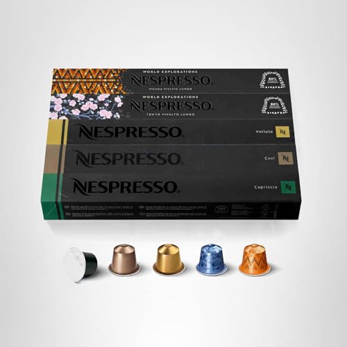 Nespresso original line capsules set ideal for cozy mornings and refined coffee moments.