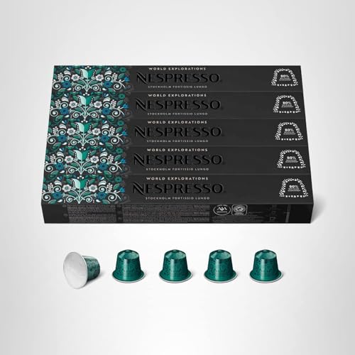 Nespresso Stockholm Fortissio Lungo box in pantry for coffee rituals