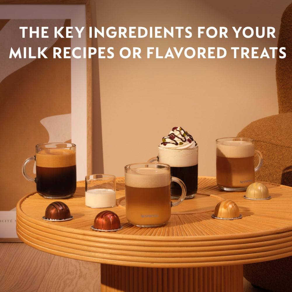 Nespresso Vertuo barista creations highlight craft-inspired blends for home baristas.