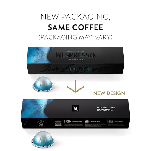 Nespresso Vertuo Ice Leggero double espresso cup reveals bright notes