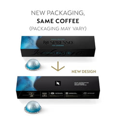 Nespresso Vertuo Ice Leggero double espresso cup reveals bright notes
