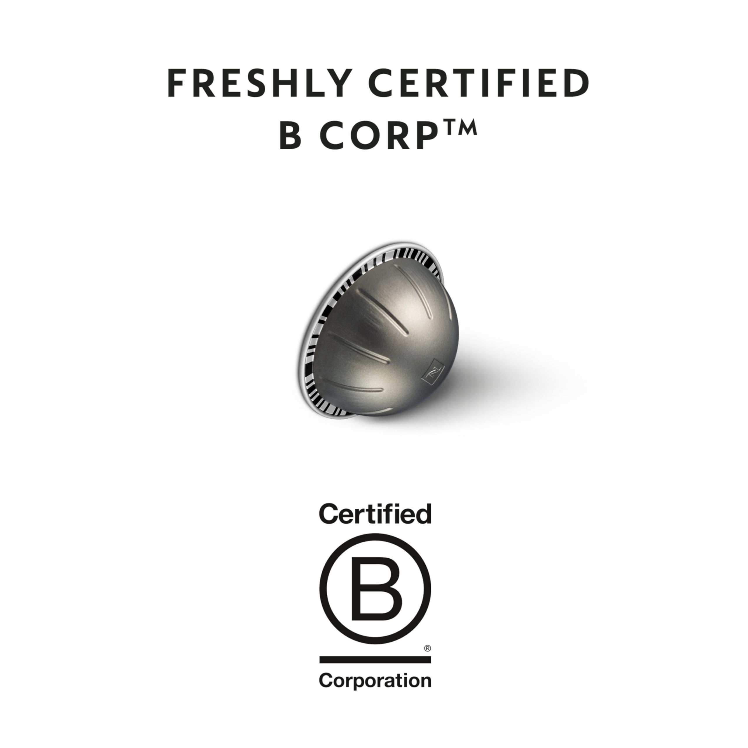 Nespresso Vertuo intensity level 8 visual suggests robust character