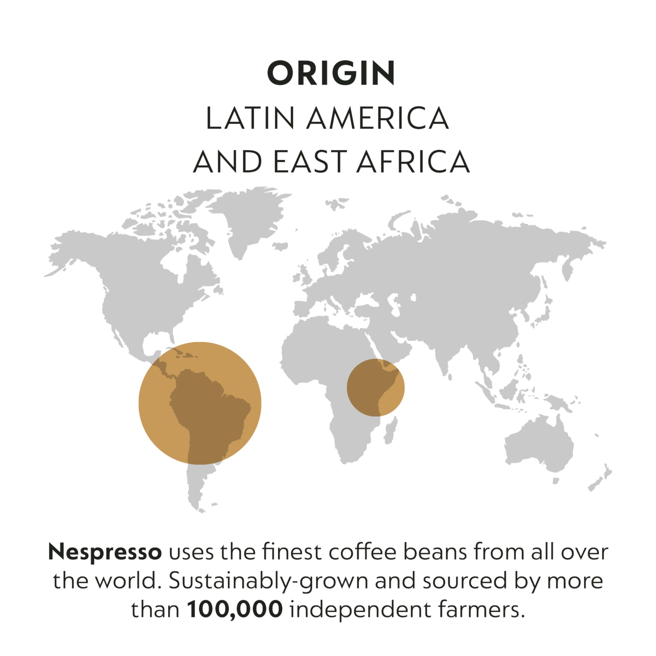 Nespresso Vertuo Rich Chocolate pour capturing a long, flavorful brew.