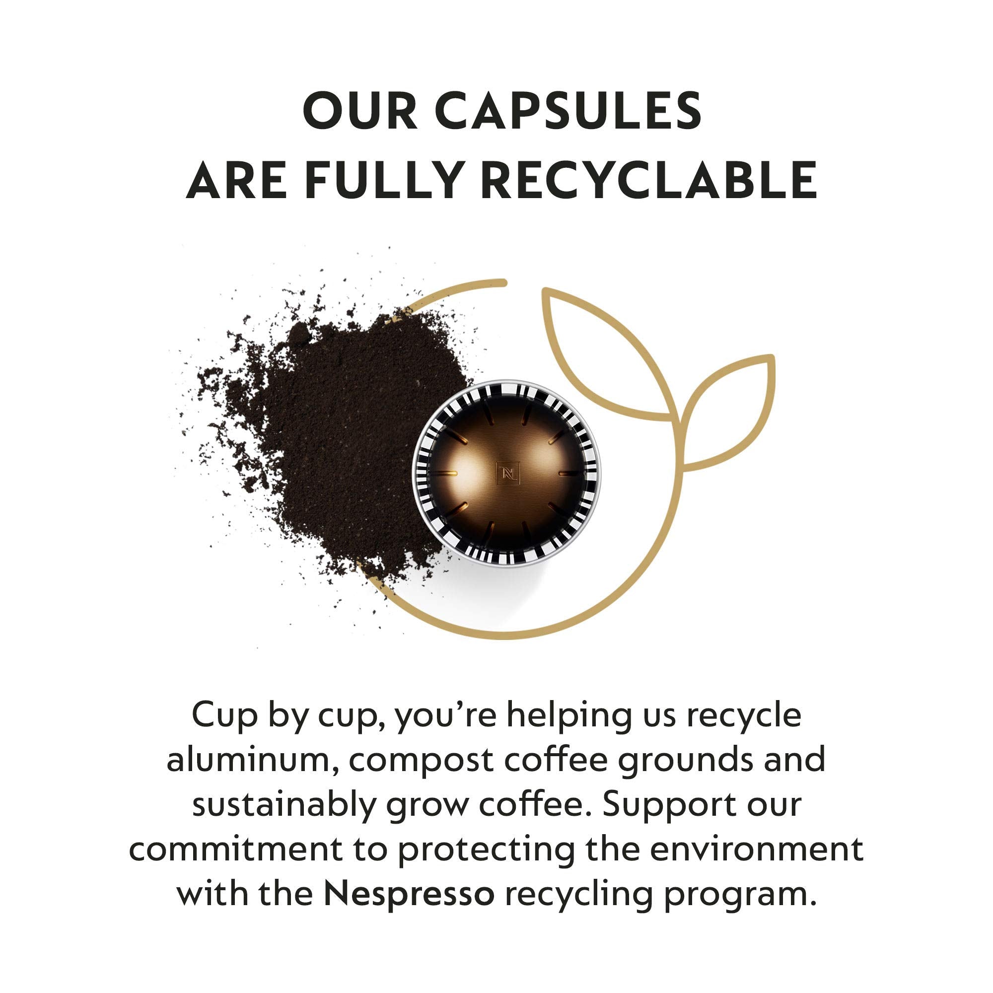 Nespresso Vertuo roast color close-up, rich aromatic notes.