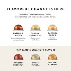 Packaging of Nespresso Vertuo Sweet Vanilla emphasizing recyclable capsules