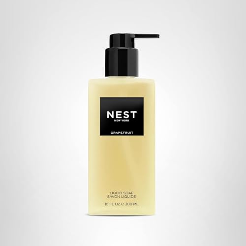NEST New York Grapefruit bottle on sink showcases sleek presentation