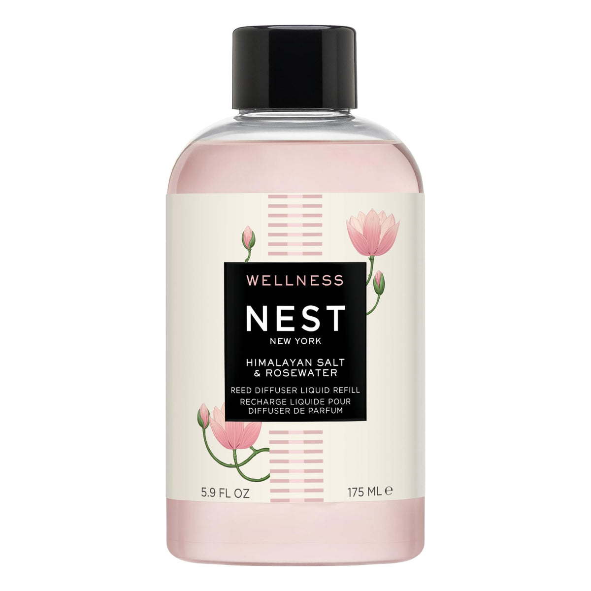 Nest New York reed diffuser liquid refill in Himalayan Salt and Rosewater for continuous ambience