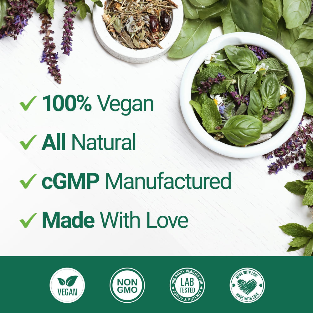 Luna Kids ingredients list featuring chamomile, lemon balm, and melatonin