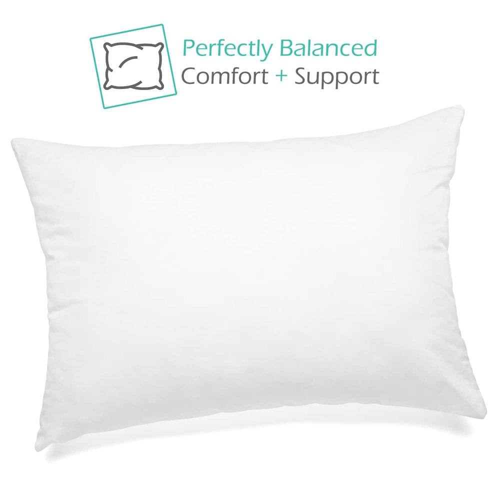 Nestl toddler pillow fiber-fill closeup highlights hypoallergenic, supportive fill
