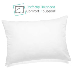 Nestl toddler pillow fiber-fill closeup highlights hypoallergenic, supportive fill