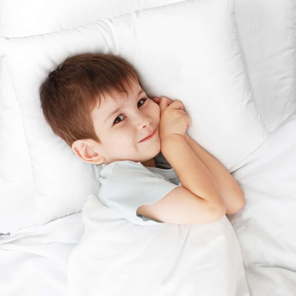 Nestl toddler pillow packaged-fluff displays fluffy, cloud-like comfort ready to use