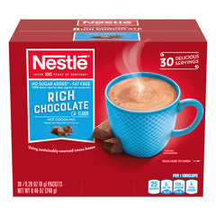 Nestle Hot Cocoa 30-pack dispenser box for tidy bulk serving.