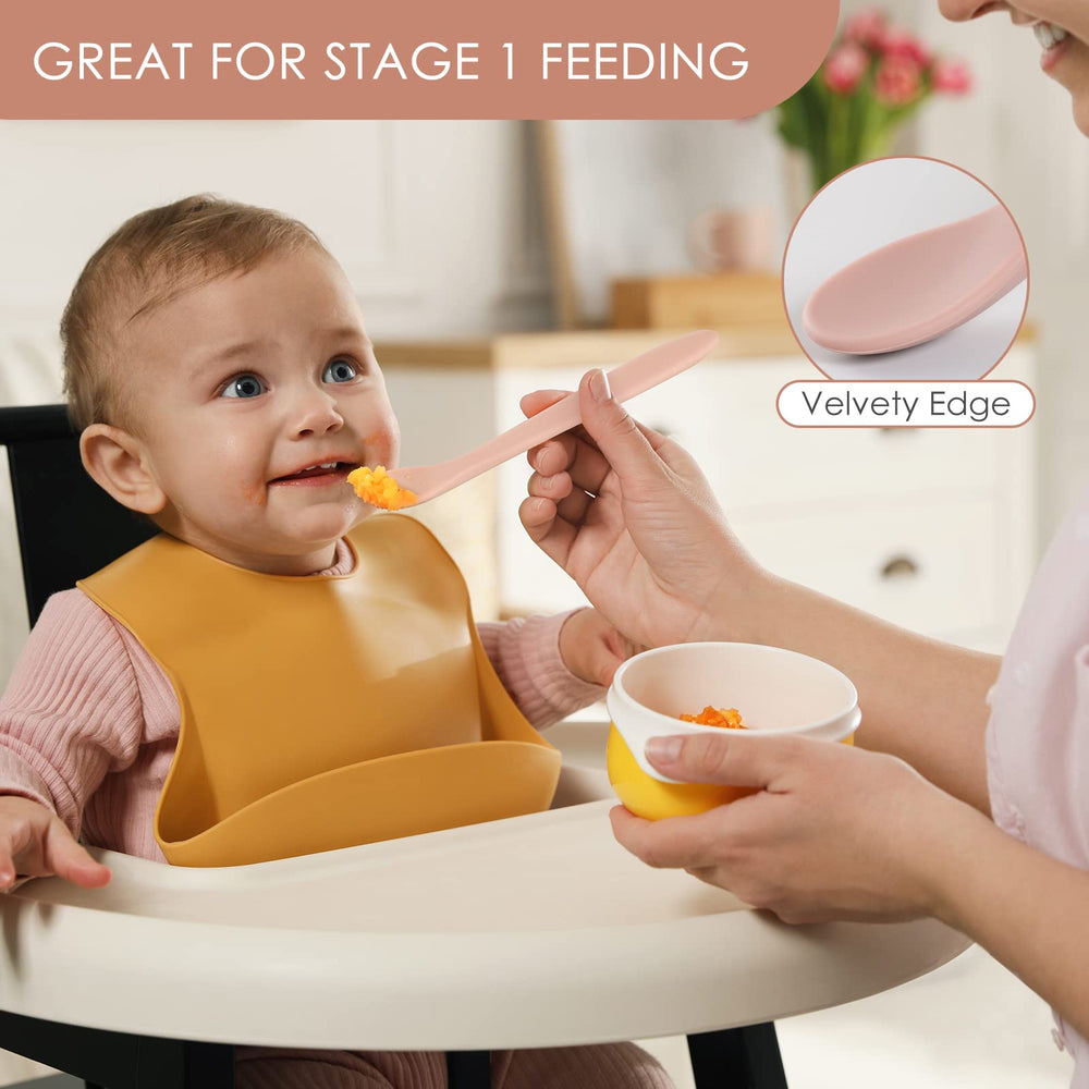 Netany soft-tip design protects developing gums during early solids