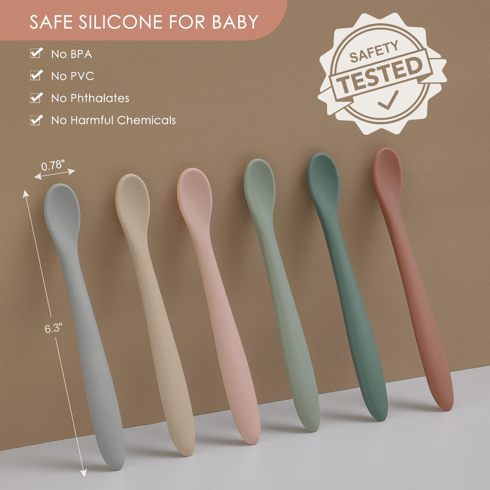Netany bendable-handle spoons ease feeding and reduce mess