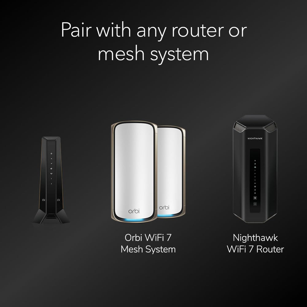 NETGEAR Nighthawk CM3000 setup wizard speeds activation