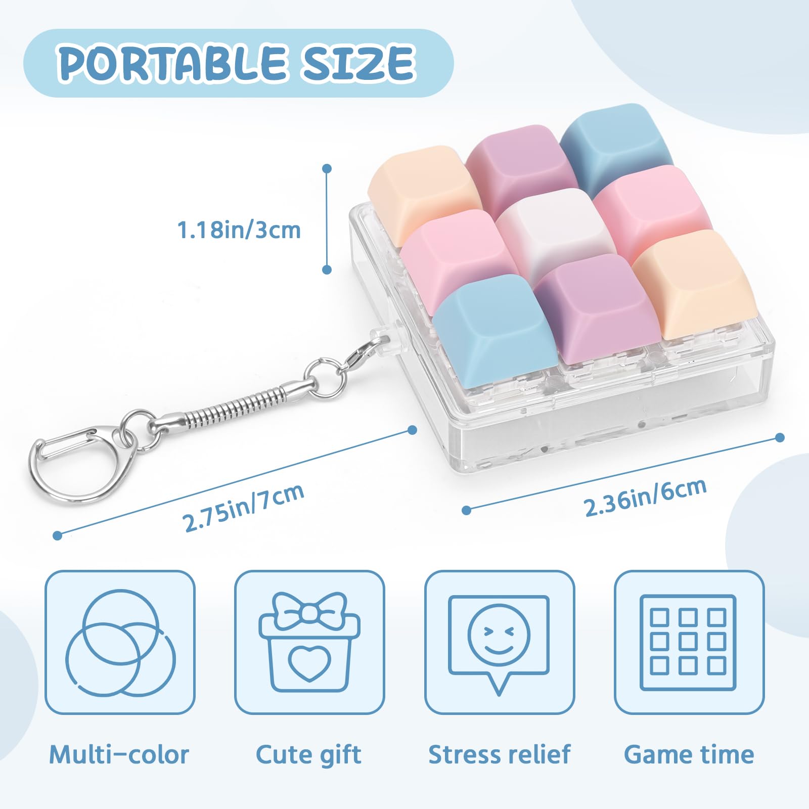 Netholid pastel keycaps close-up highlighting tactile feedback and soothing aesthetics for desk decor.