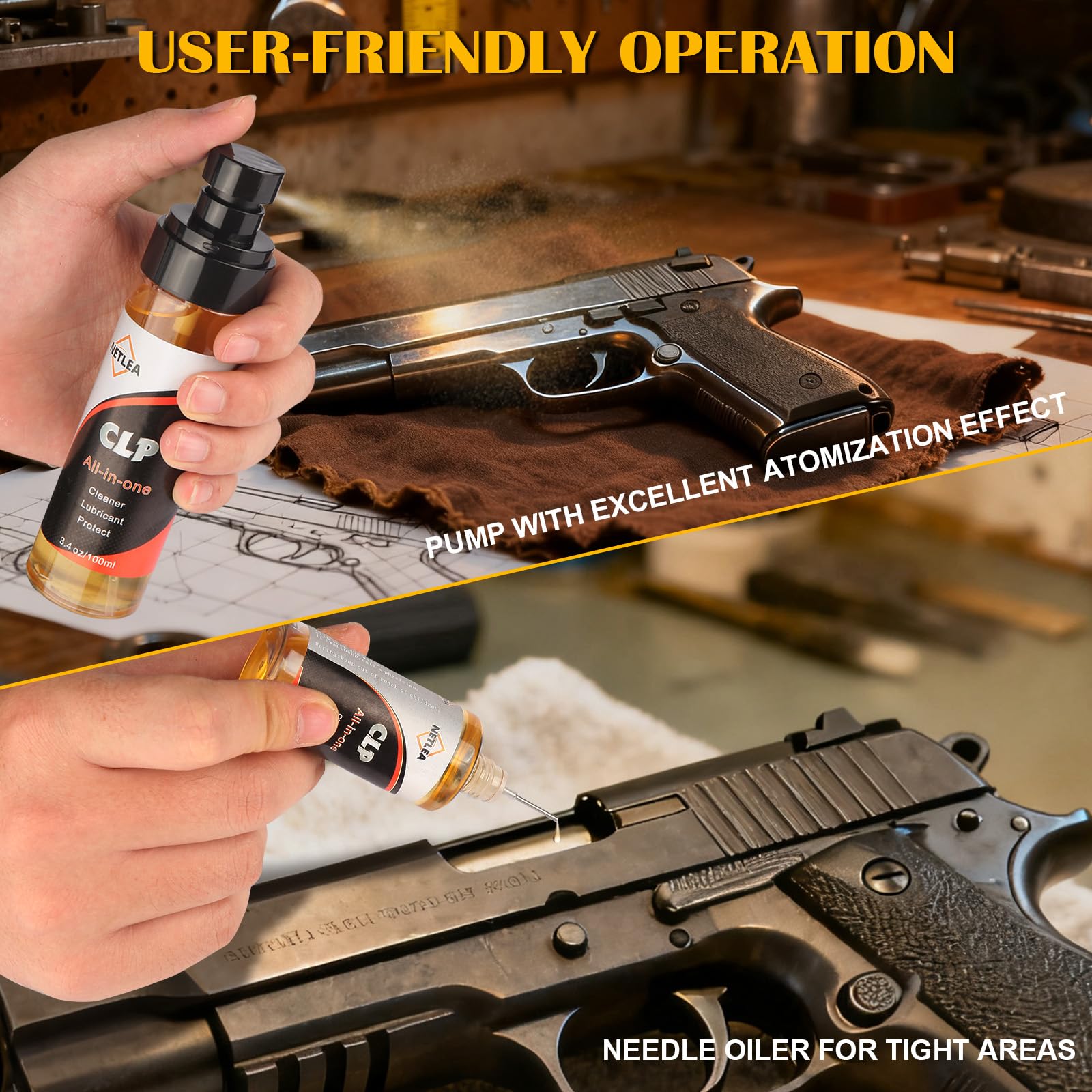 NetLea rust prevention film protects metal surfaces.