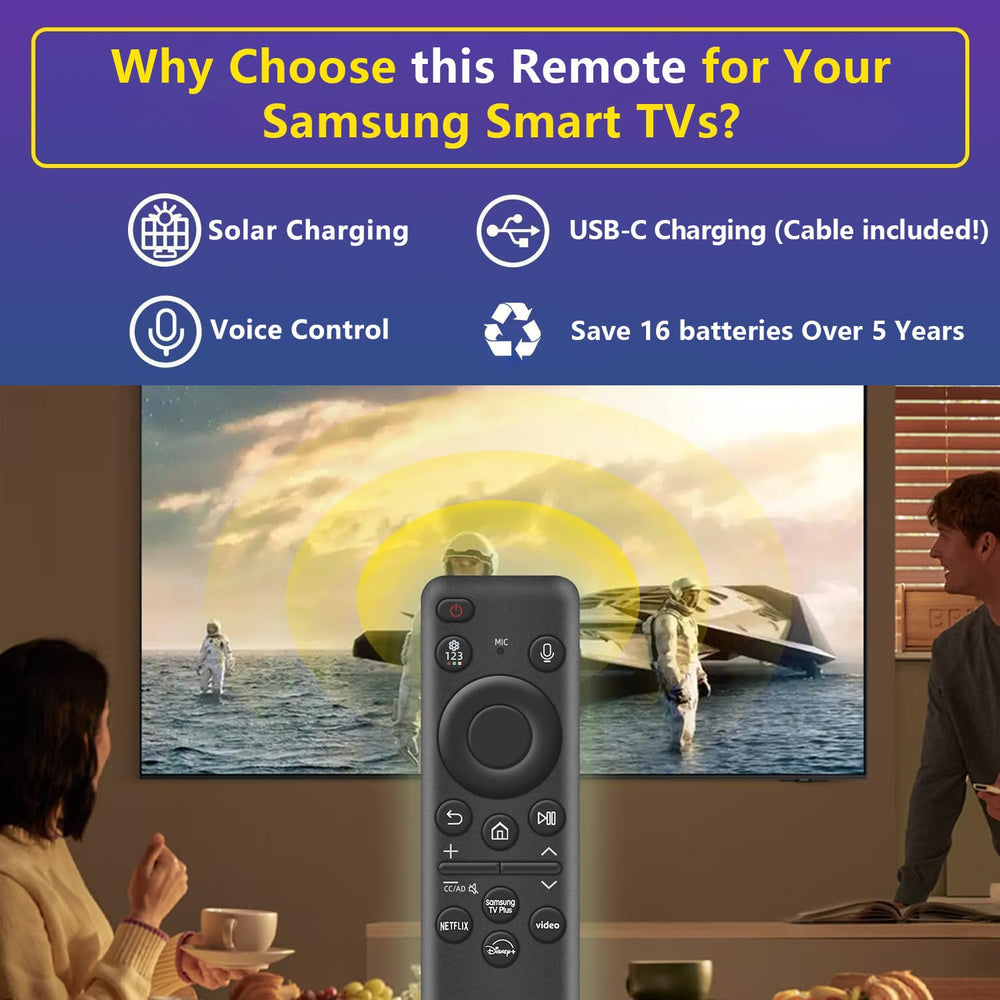 Nettech remote with built-in voice search for fast content discovery