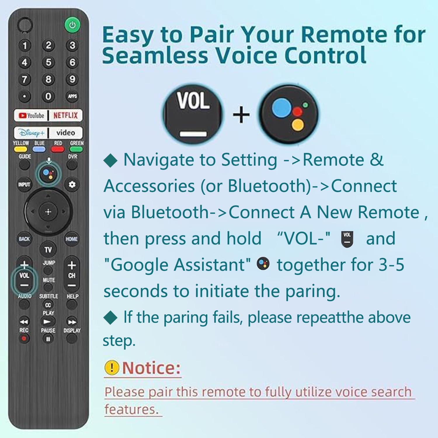 Nettech remote in hand demonstrates easy grip and comfortable use.