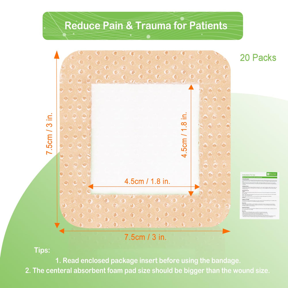 NeuHeils dressing supports bedsore ulcers and burns with a gentle border