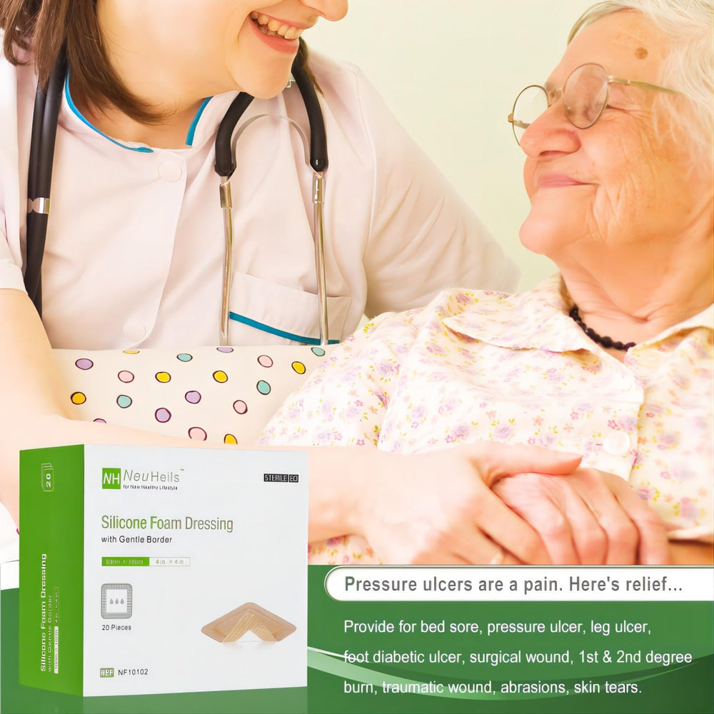 NeuHeils repositionable design allows easy adjustment during dressing changes.