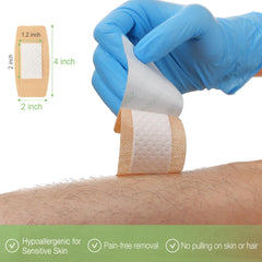 NEUHEILS pain-free removal close-up shows gentle adhesion for fragile skin.