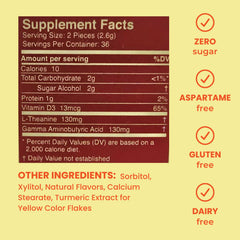 Neuro Calm & Clarity mints mint close-up with fresh flavor