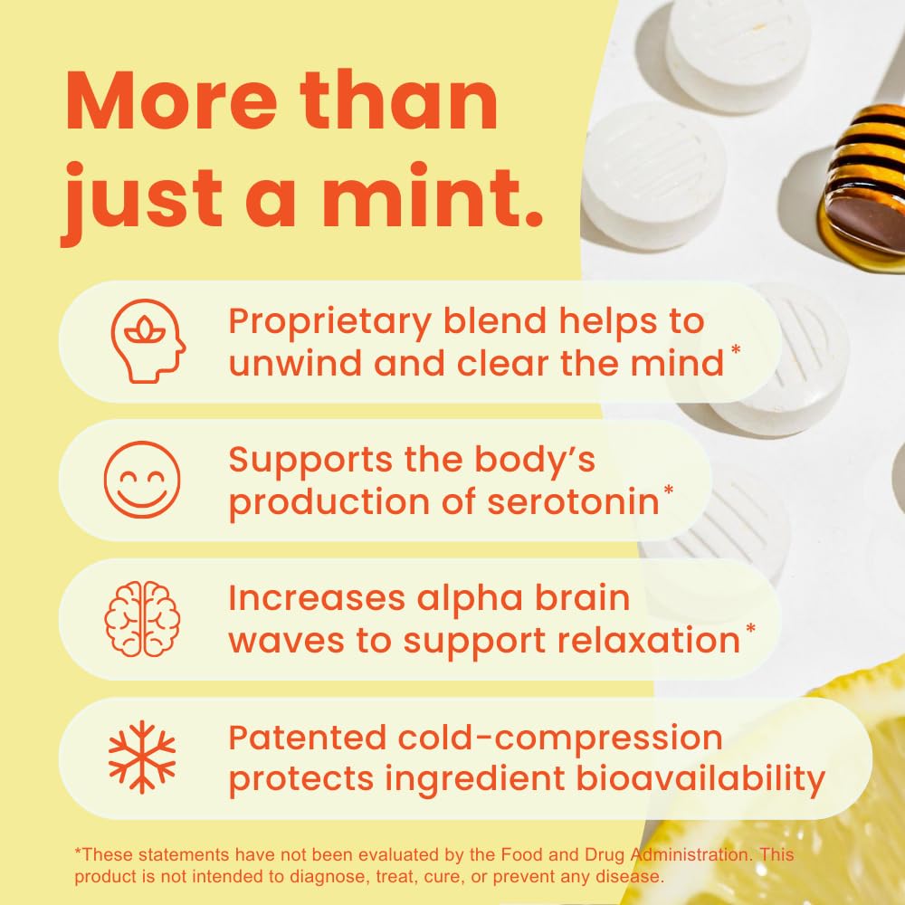 Neuro Calm & Clarity mints on desk setup boosting focus subtly