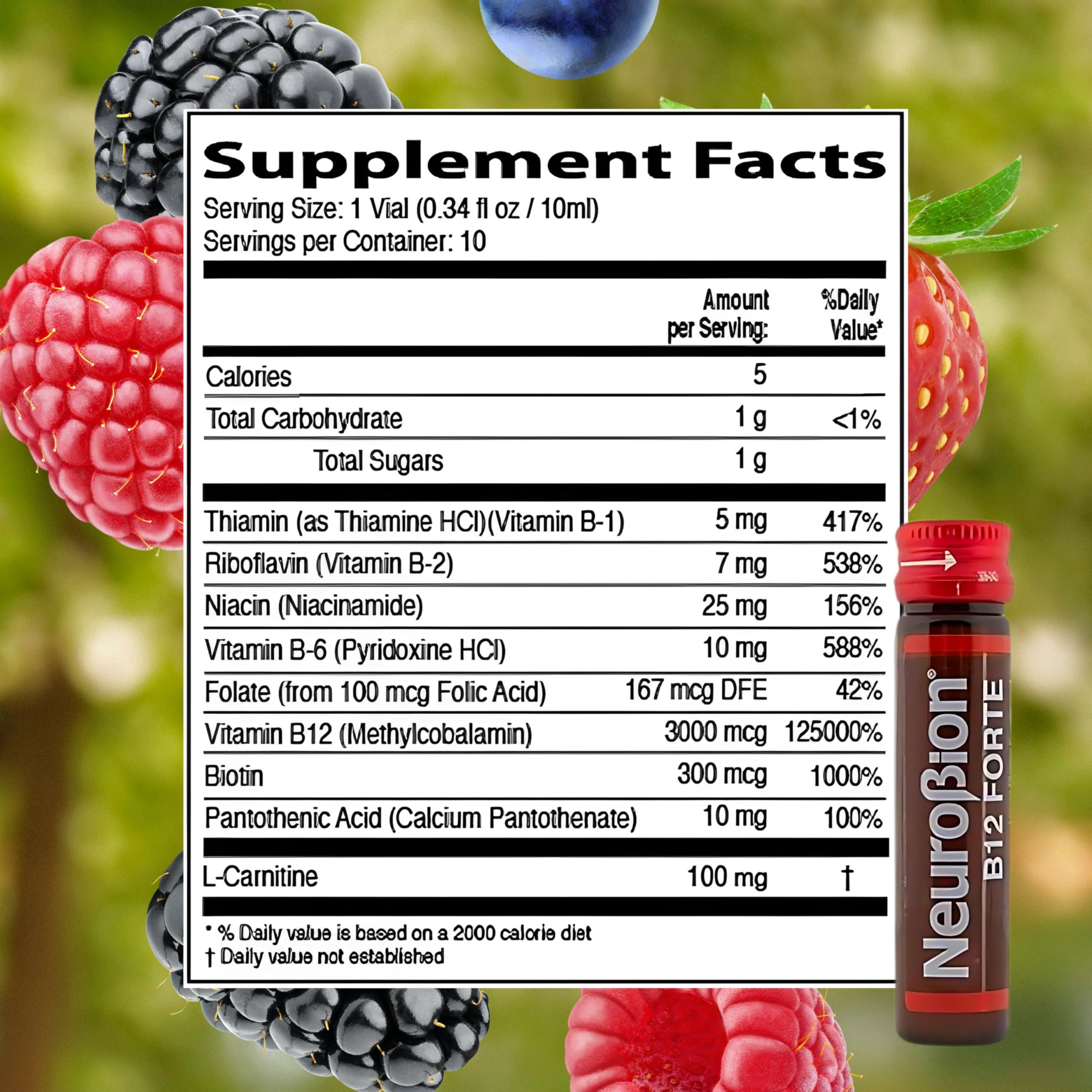 Neurobion B12 Forte daily routine use, drinkable dose for streamlined energy.