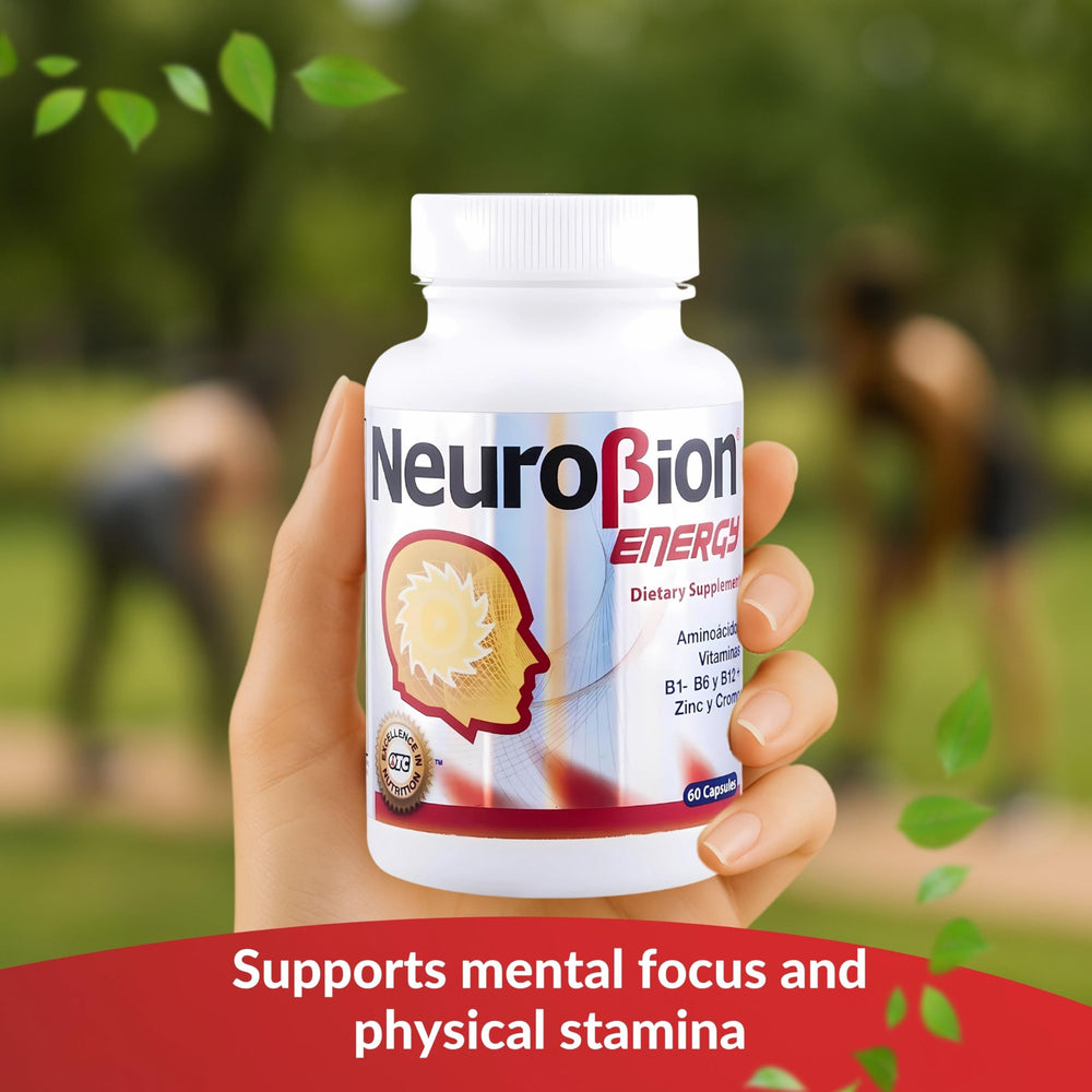 Neurobion Energy vitamins E and C with B vitamins in one formula for everyday energy.