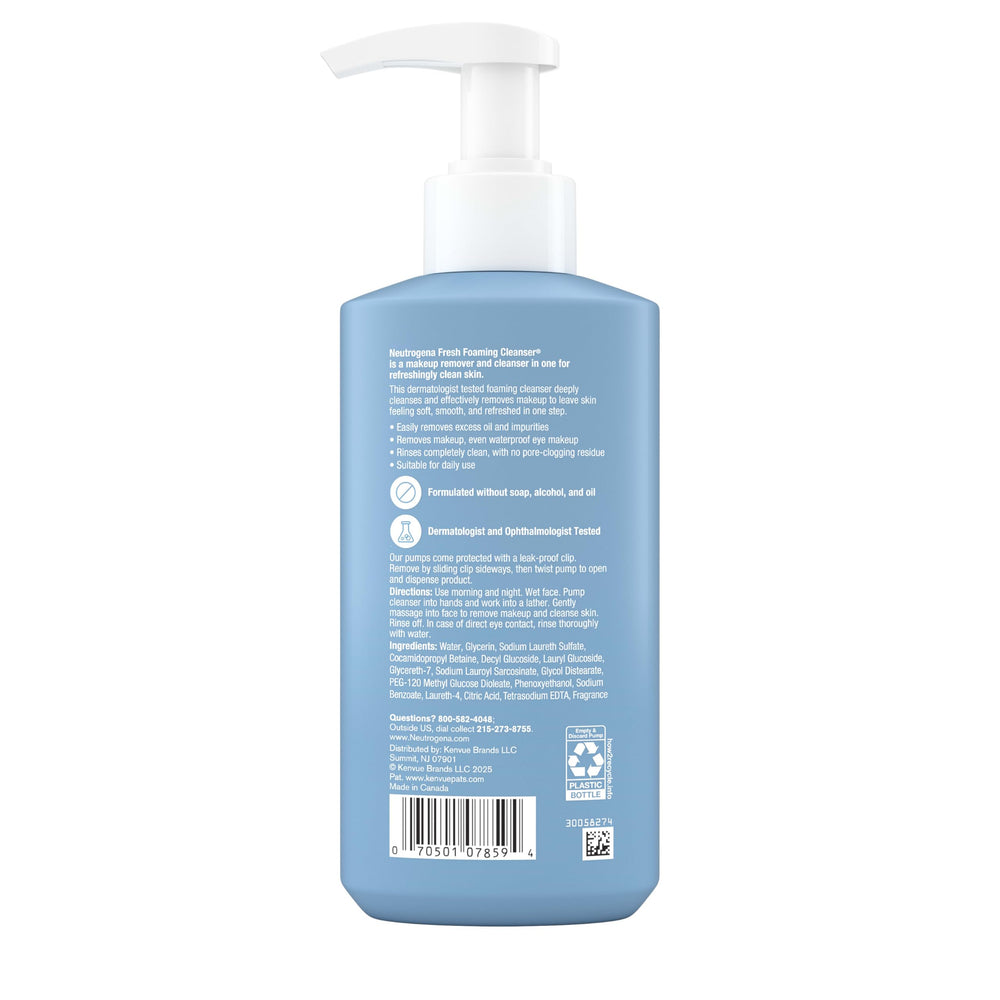 Neutrogena soft skin after cleansing.