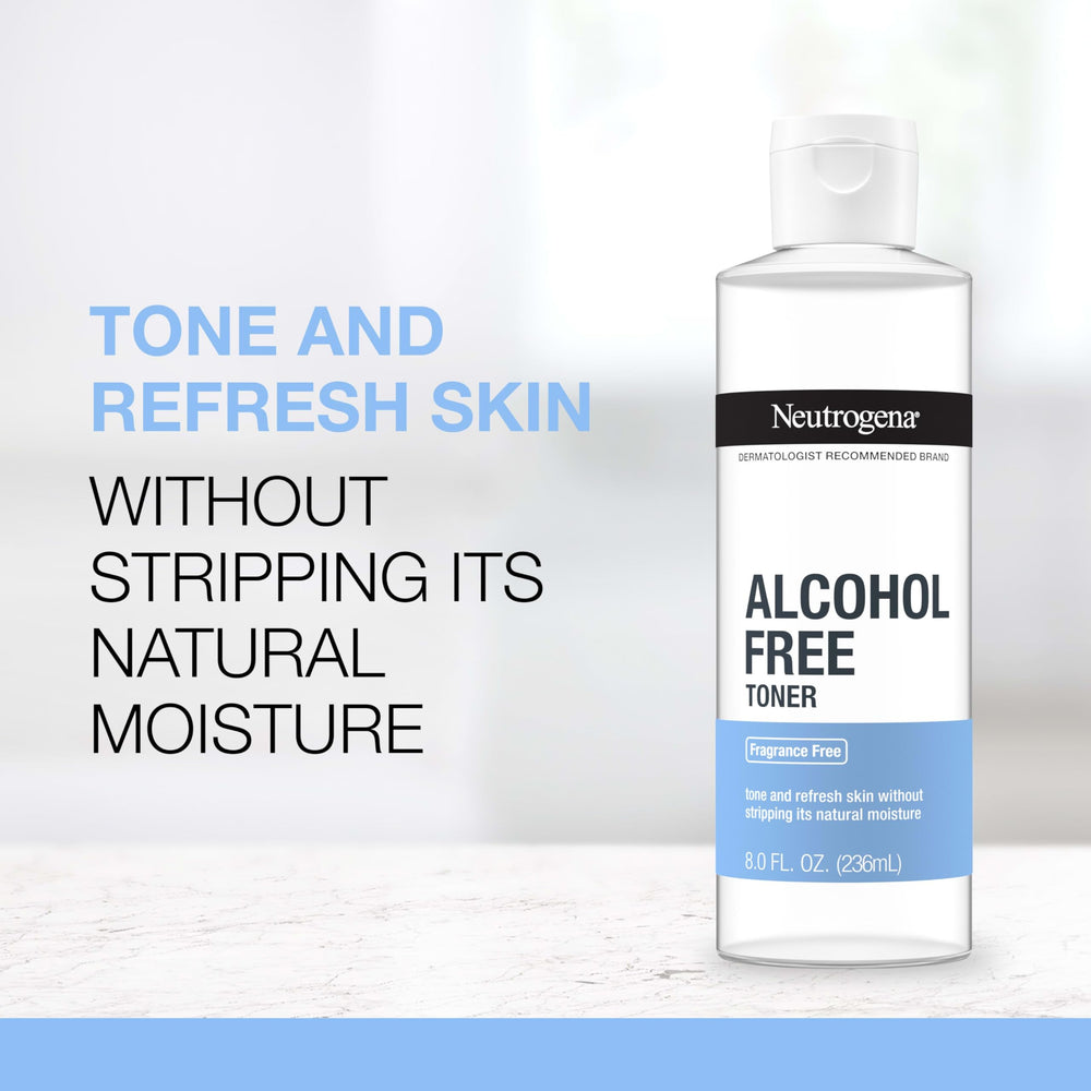 Dermatologist-tested Neutrogena toner suitable for sensitive skin
