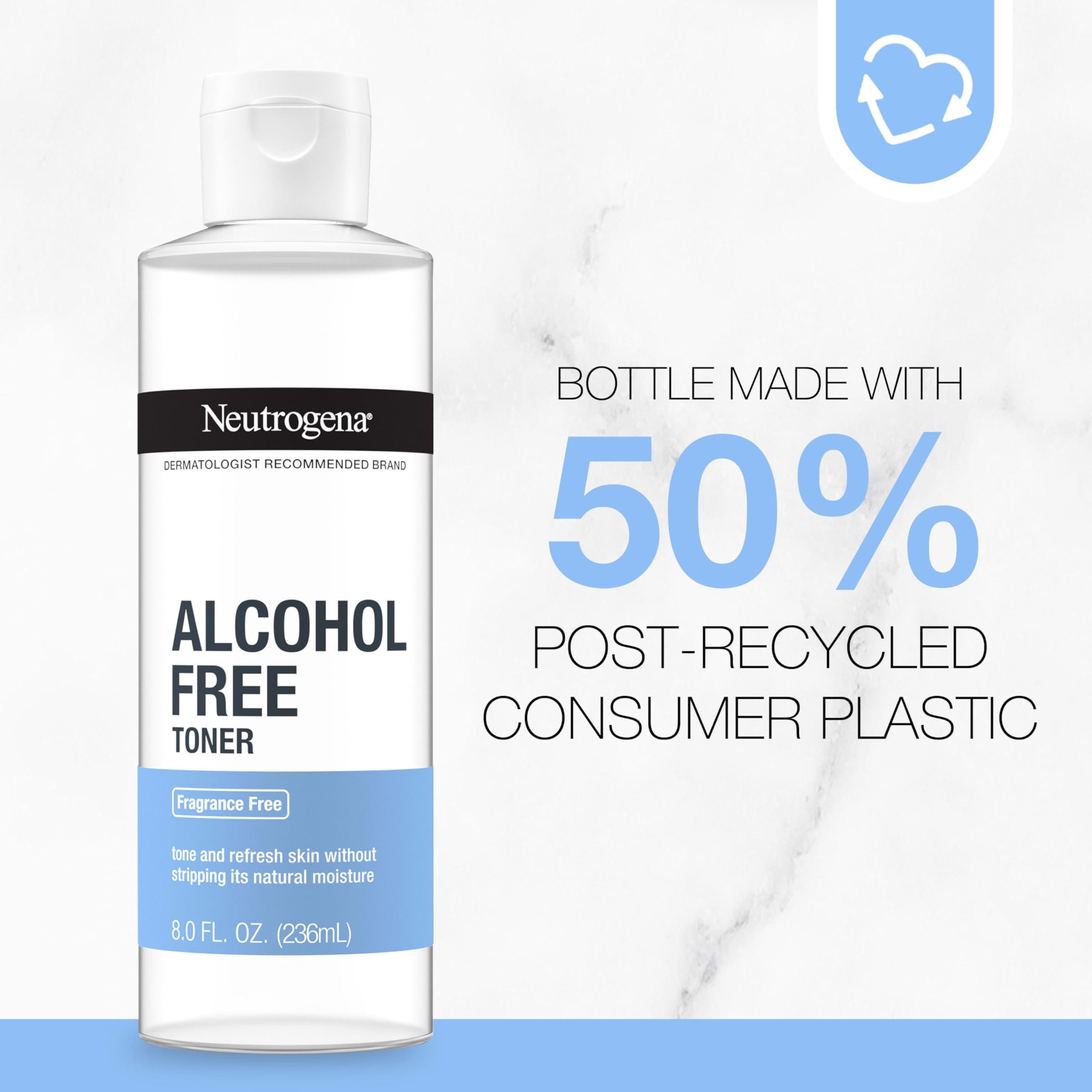 Neutrogena toner with morning routine context for daily use