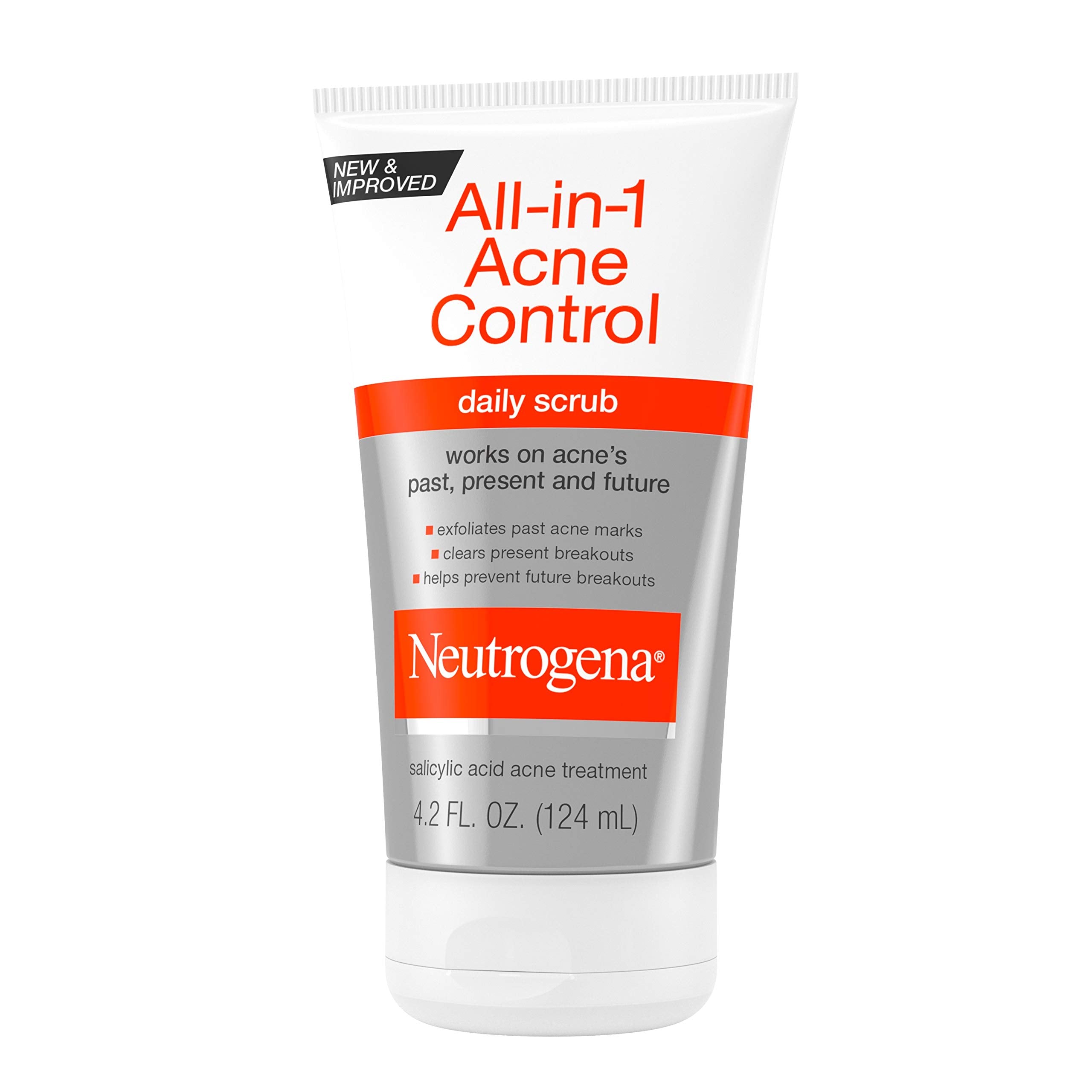 Foamy lather of Neutrogena All-In-1 Acne Control during rinse.