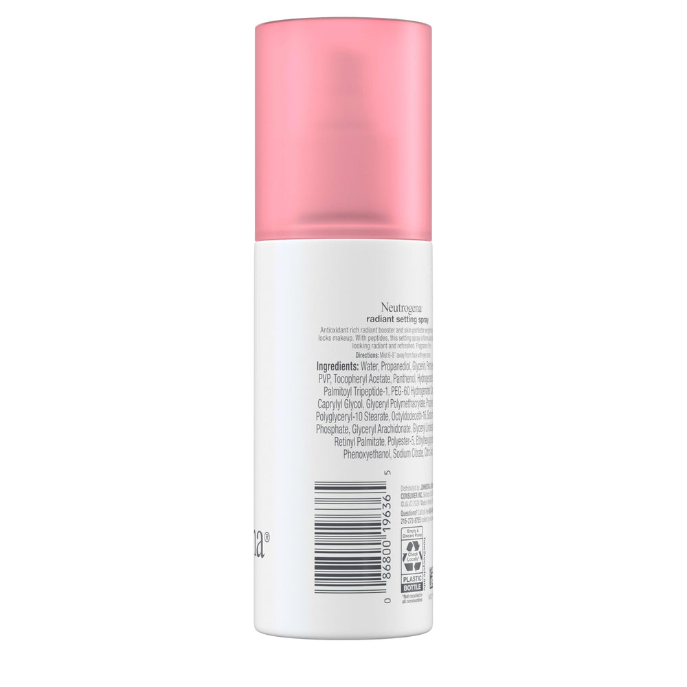 Neutrogena spray with antioxidants and peptides nourishes skin.
