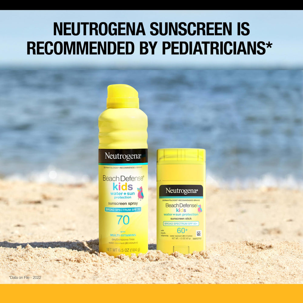 Neutrogena Beach Defense Kids Stick Hawaii Reef Act compliant reef-friendly label