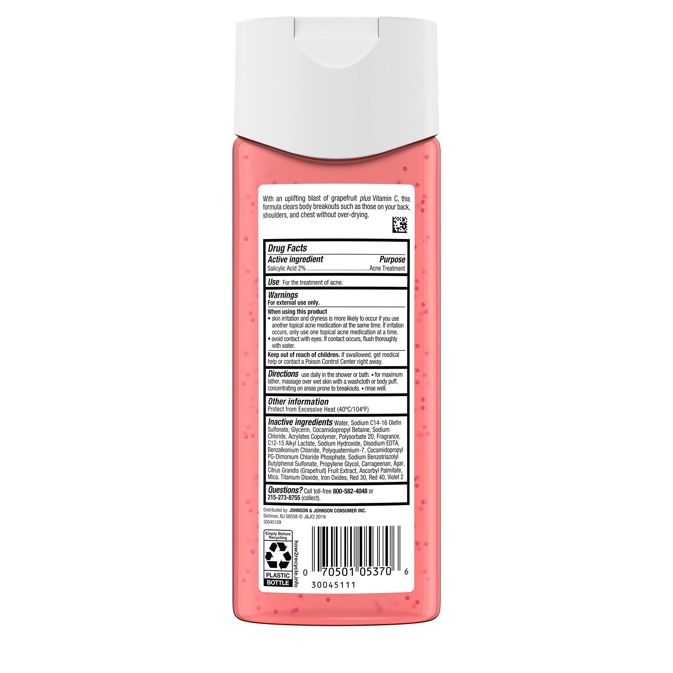 Pump-top bottle close-up highlighting product label and clarity.
