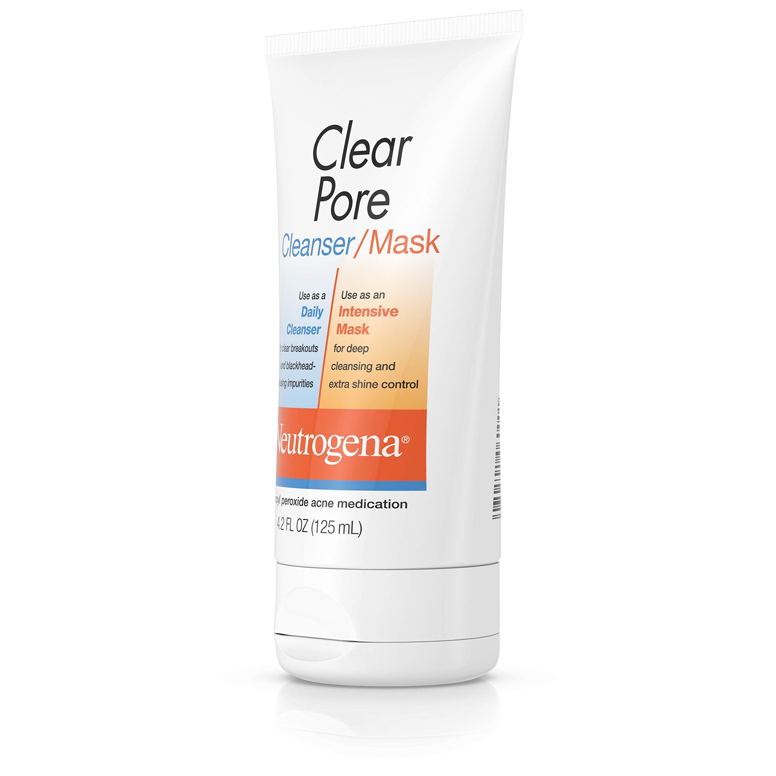 Neutrogena Clear Pore packaging showing 4.2 oz size for daily routines.