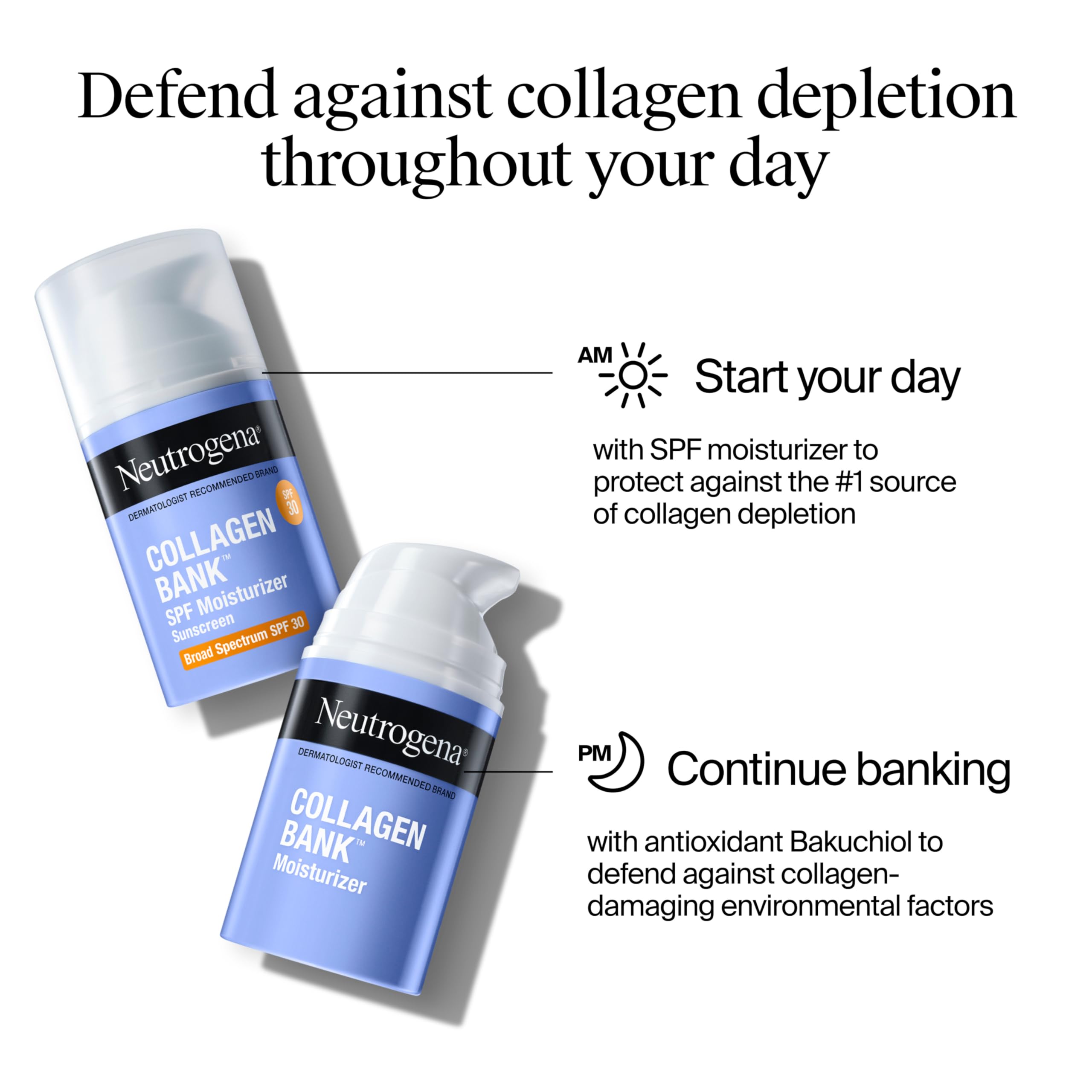 Neutrogena Collagen Bank Bakuchiol ingredient emphasis on packaging